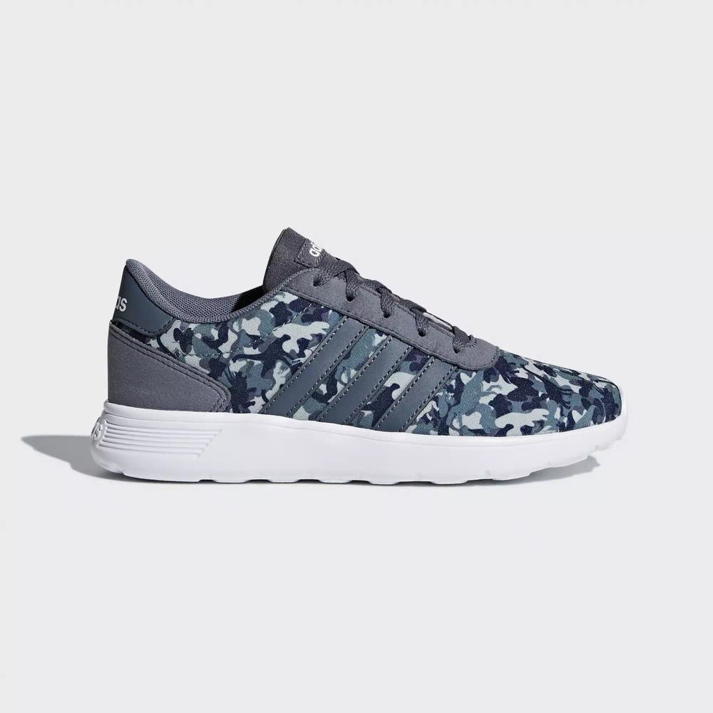 Adidas Lite Racer Tenis Grises Para Niño (MX-28480)